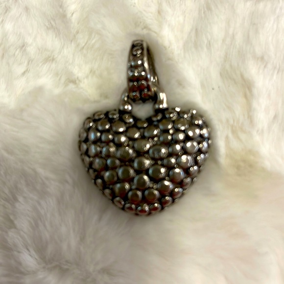 Puffed heart charm - Picture 1 of 3